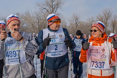 Лыжня России объединила оренбуржцев от 3 до 88 лет